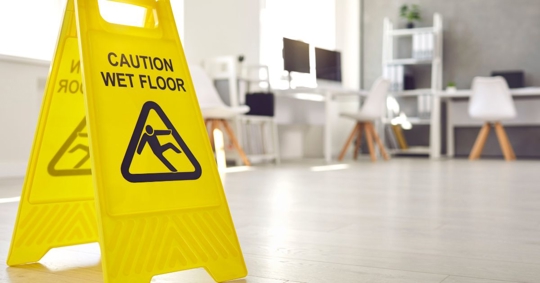 wet floor sign
